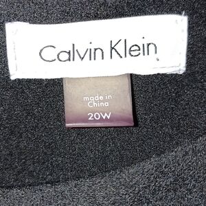 Calvin Klein black sheath dress size xl